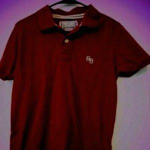 Killer Jeans Men's Polo Shirt Size L S/S Maroon